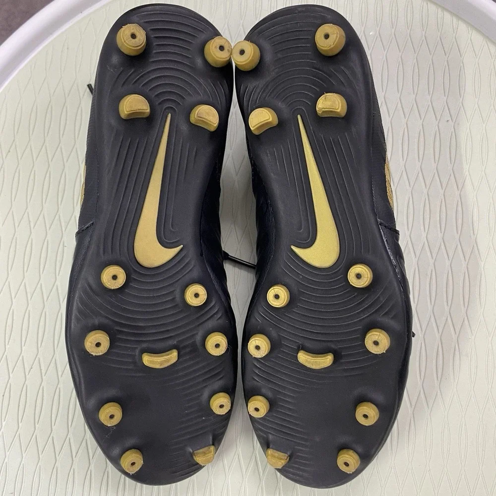 Nike Men's‎ Boys Tiempo Legend 7 Club FG Soccer Cleats AO2597-077 Black/Gold